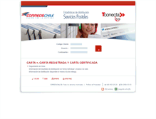 Tablet Screenshot of cartamas.correos.cl